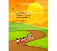 Student Notebook: 103 Pages Lined Journal for Notes and Study”: Perfect Notebook for School, College, and Everyday Writing | Simple & Clean Design for Students