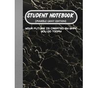 Student Notebook Marble Gray Edition: College Ruled Lined Notebook | 8.5 x 11 Inch | 120 Pages | Index, Date & Page Number Headers | Aesthetic ... Corner Art Designfor Students & Professionals