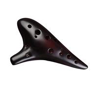 Student Ocarina Musical Instrument 12-hole Alto C Tone Ocarina Smoked Ceramic Ocarina With Protective Bag ocarina instrument