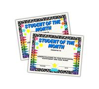 Student of The Month Award 10 pk 8.5x11” Composition Notebook for Elementary End of Year Awards Recognition Principal’s Certificate Inventives