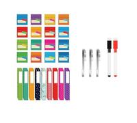 Student Participation Display Board Setup with 32 Job Cards for Teacher Classroom Management Interactive Classroom Decor
