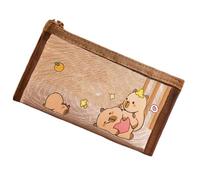 Student Pencil Bag Cartoon Animal Case Large Capacity Pen for Organizing School Supplies Lovely Capybara Box Pouch