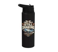 Student Pilot First Solo Flight Pilot in Training Gift Stainless Steel Insulated Water Bottle