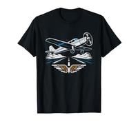 Student Pilot Night Vfr Solo Flight Dark Sky Stars Aviation T-Shirt