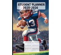 Student Planner 2025-2026 for Boys with American Football: a Homework & Assignment Calendar Notebook for Elementary, Middle & High School Organization with modern learning aids