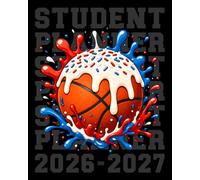 Student Planner 2026-2027: Dated Weekly and Monthly Academic Agenda for Middle and High School Students with Homework Organizer, Assignment Tracker, ... Tracker, and Cool Basketball Cover Design