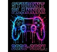Student Planner 2026-2027 Gaming: Dated Weekly and Monthly Academic Agenda for Elementary, Middle and High School Students with Homework Organizer, ... Habit Tracker, and Drip Gaming Cover Design