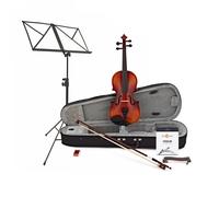 Student Plus 1/2 Violin and Accessory Pack by Gear4music Antique Fade