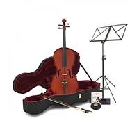 Student Plus 1/4 Size Cello Beginner Pack by Gear4music