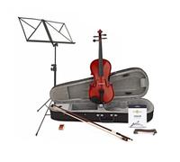 Student Plus 1/4 Violin Complete Pack by Gear4music Natural