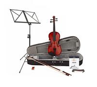 Student Plus 1/4 Violin Complete Pack by Gear4music Natural