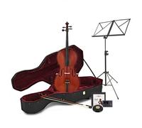 Student Plus Full Size Size Cello Beginner Pack, by Gear4music