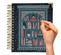 Student Reading Planner, Notebook Tracking Reading, Journal Accessory with Function, Notebook with Details, 8.27 x 5.9 x 0.79 Inches School Equipment, Compact Product for Family Application
