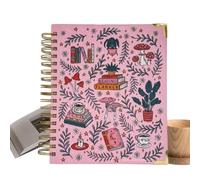 Student Reading Planner, Notebook Tracking Reading, Journal Accessory with Function, Notebook with Details, 8.27 x 5.9 x 0.79 Inches School Equipment, Compact Product for Family Application