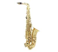 student saxophone Alto Saxophone Eb E Flat Brass Lacquered Gold Blue Sax With Case Gloves Woodwind Musical Instrument Accessories (Color : Gold)