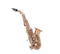 student saxophone Brass Lacquered Gold High-pitched Bent Wind Instrument B Flat Beginner Student Playing Saxophone