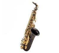 student saxophone E-flat Alto Saxophone Beginner's Grade Examination Professional Performance Black Gold Double Rib Large Mouth Suitcase