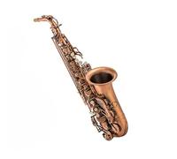 student saxophone E-flat Alto Saxophone Grade Examination Performance Red Ancient Double Rib Large Mouth With Leather Suitcase