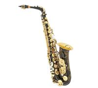 student saxophone Japan Alto Saxophone Gold Key Super Professional Black Gold Sax Mouthpiece (Color : Black gold)