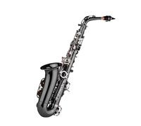 student saxophone Professional Brass Bend Eb E-flat Alto Saxophone Sax Black Nickel Plating Keys With Saxophone Accessaries