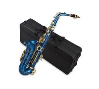 student saxophone Set Brass Engraved Eb Alto Saxophone Sax Buttons Wind Instrument With Case