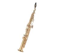 student saxophone Straight Treble Saxophone Bb B Flat Woodwind Instrument Natural Key Carve Pattern With Carrying Case A Complete Set