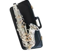 student saxophone Treble Sax Curved Neck Bb Tune Nickel Silver Brass Saxophone Saxophone Instrument For Students With Case