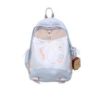 Student School Backpack Fashion Travel Backpack Lovely Contrast Color Rucksack Korean Styles Casual Daypacks For Girl Student School Bag Travel Lovely Aesthetic For Teens