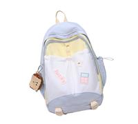 Student School Backpack Fashion Travel Backpack Lovely Contrast Color Rucksack Korean Styles Casual Daypacks For Girl Student School Bag Travel Lovely Aesthetic For Teens