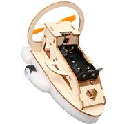 Student Science Craft Set Water Multiple Purpose Vehicle Wooden Engineering Toy Hands on Physics Project Wooden Science Construction