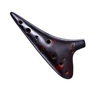 Student Smoked 12-hole High-pitched G-tune Ceramic Ocarina Performance Type Ocarina Musical Instrument ocarina instrument