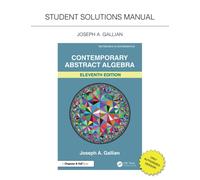 Student Solutions Manual for Gallian's Contemporary Abstract Algebra (Textbooks in Mathematics)