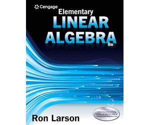 Student Solutions Manual for Larson's Elementary Linear Algebra, 8th