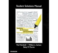 Student Solutions Manual for Statistics for Business and Economics