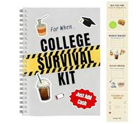 Student Survival Kit - Interactive Card Book with Tips and Storage Pouches - Graduation Manual for Student Adult Girls College Room
