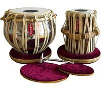 Student Tabla Drum Set, Devyom Musicals Tabla Drum, Steel Bayan, Finest Dayan with Book, Hammer, Cushions & Cover (PDI-IB)