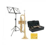 Student Trumpet Beginner Pack by Gear4music Gold