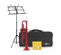 Student Trumpet Beginner Pack by Gear4music Red