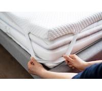 Student University Bed Memory Foam Mattress Topper 2 INCH 3' x 7' (36 x 84) Orthopaedic Pressure Relief with Washable & Removable Cover, HAND MADE TO ORDER