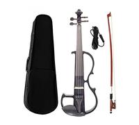 Student violin 4/4 Electric Violin Full Size 4/4 Basswood Fiddle Stringed Instrument With Case Fittings Silent Violin Adult violin