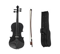 Student violin 4/4 Full Size Black Acoustic Violin Fiddle With Case & Bow For Violin Beginner Stringed Instruments Adult violin
