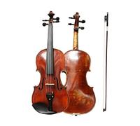 Student violin 4/4 Size Acoustic Violin European Wood One Piece Flame With Oblong Case Violin Bow Bridge Kit Adult violin