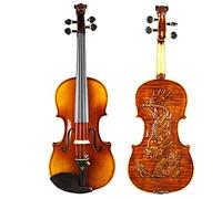 Student violin 4/4 Size Violin Fully Hand-made Acoustic Violin Instrument With Ebony Fittings And Case Adult violin