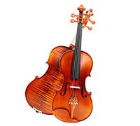 Student violin 4/4 Size White Pine Top Pattern Maple Back And Side Panel Violin Adult Solid Wood String Instrument Set Adult violin