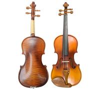 Student violin 4/4 Violin Fiddle Solidwood Handmade Beginner Violin Spruce Maple Flamed Back With Jujube Wood Parts Adult violin