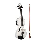 Student violin Acoustic Violin Set Solidwood 4/4 Fiddle With Brazilwood Bow Audio Cable And Violin Case Adult violin (Color : 01)