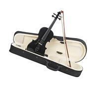 Student violin Black 1/8 Violin Solid Wood Acoustic Fiddle With Box Musical Instrument Accessories Kids Gifts Adult violin