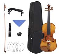 Student violin Bright Color Violin Natural Spruce Acoustic Fiddle Stringed Instrument With Bow And Case Music Accessories Set Adult violin (Color : 1/4)