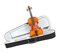 Student violin Bright White Pine Maple Professional Violin Musical Instrument Jujube Accessories Ebony Fingerboard Beginner Violin Adult violin (Color : 3/4)