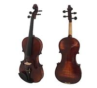 Student violin Brown Handmade Violin Spruce Top Maple Back And Sides Performance Type Professional Violin Set Adult violin (Color : 3/4)